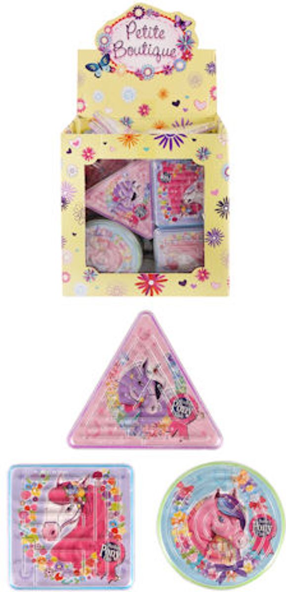 96 Stuks | Geduld Spelletjes Model: Ponys in Traktatiebox (Uitdeelcadeautjes)